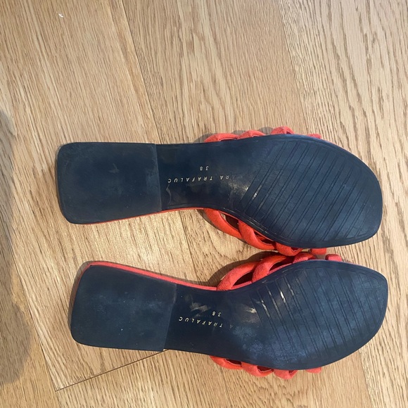 zara coral pink strappy sandal - Picture 2 of 2